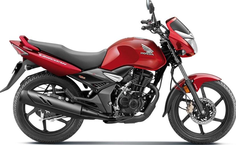 Honda Unicorn Now Offered With Cashback Of Rs. 3,500