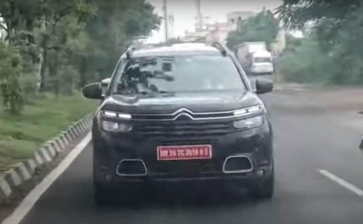 We had previously reported that Citroen has commenced trial production of the highly awaited C5 Aircross in India. The SUV has been spotted testing in the country ahead of its launch. A video has surfaced on the internet reveals two test mules without camouflage. The French automaker Groupe PSA will be foraying into the Indian market with Citroen brand's C5 Aircross SUV. The SUV was expected to arrive in the country this year. But the Coronavirus crisis seems to have pushed the arrival to next year.