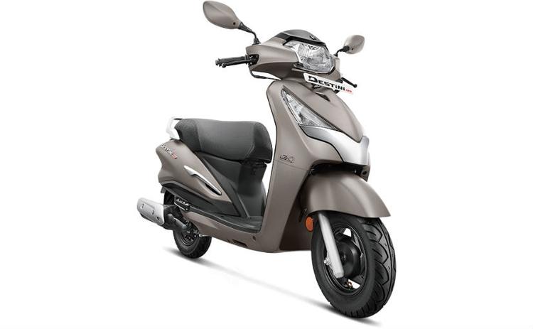 Hero Destini 125 BS6 Receives A Second Price Hike Of Rs. 500
