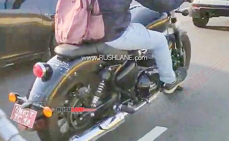 Royal Enfield KX Bobber Concept-Based Prototype Spied For The First Time