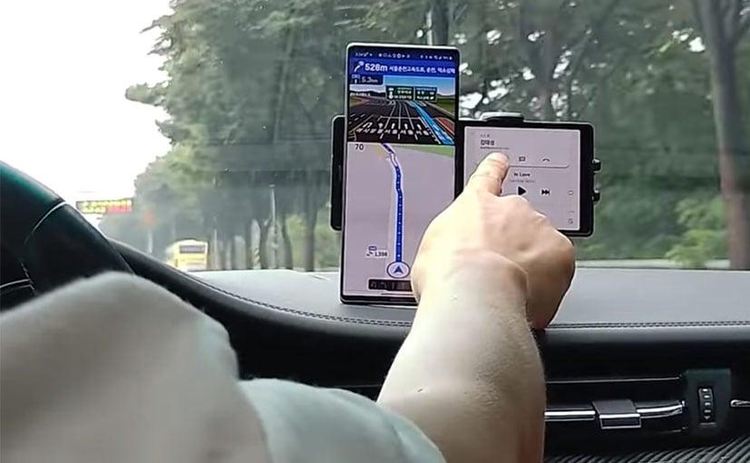 LG Wing Display Phone Could Be Great For Mounting On Car Dashboards