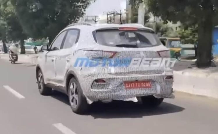 MG ZS Petrol SUV Spotted Testing In India