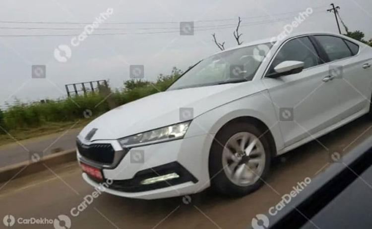2021 Skoda Octavia Spotted Testing In India Sans Camouflage