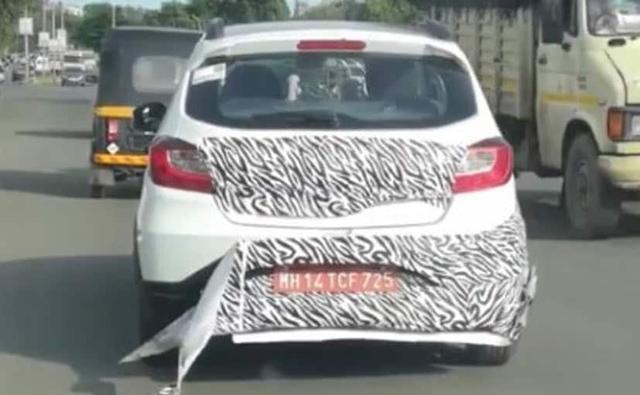 A new test mule of the Tata Tiago was recently spotted and the model in the photos appear to be the facelifted NRG variant.