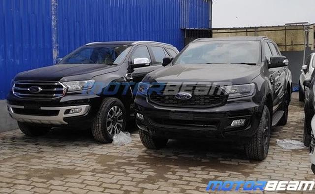 The upcoming Ford Endeavour Sport edition was yet again spotted at a dealership yard, and this time around the SUV was seen in a new striking all-black shade. The repeated sighting of the SUV at dealerships indicate that the launch of this special edition Ford Endeavour is imminent.