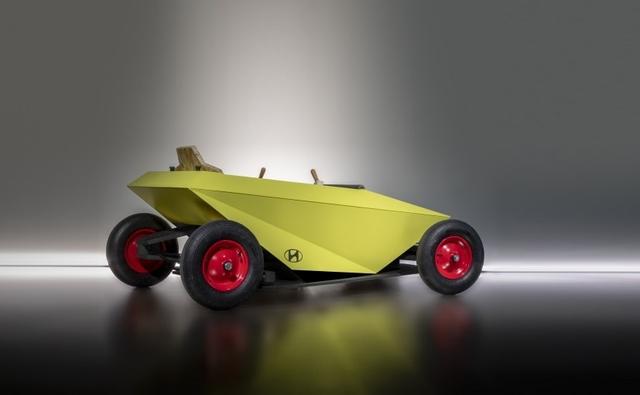 The soapbox was developed by engineers and designers from the Hyundai Motor Europe Technical Center (HMETC) using affordable and easily-available materials.