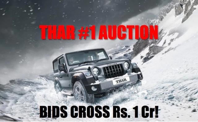 Mahindra will announce the winner of the Thar#1 auction on October 2, the same day it launches the car in India.