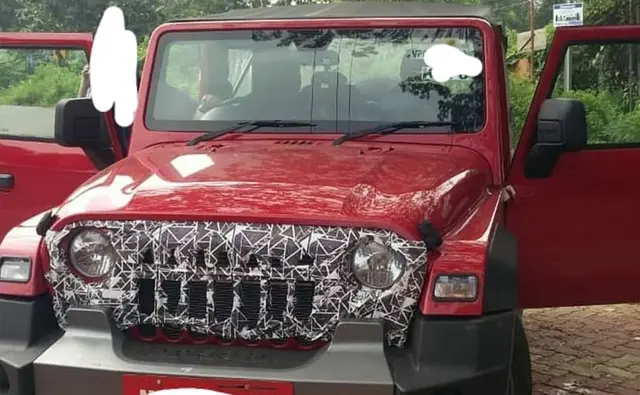 The 2020 Mahindra Thar has been spotted with an all new front grille design