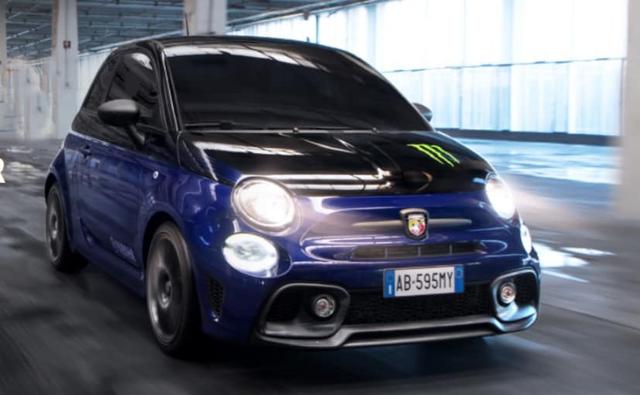 Designed with what is an obvious homage to the Yamaha YZR-M1 MotoGP bike, the Abarth 595 Monster Energy Yamaha is a limited edition model.