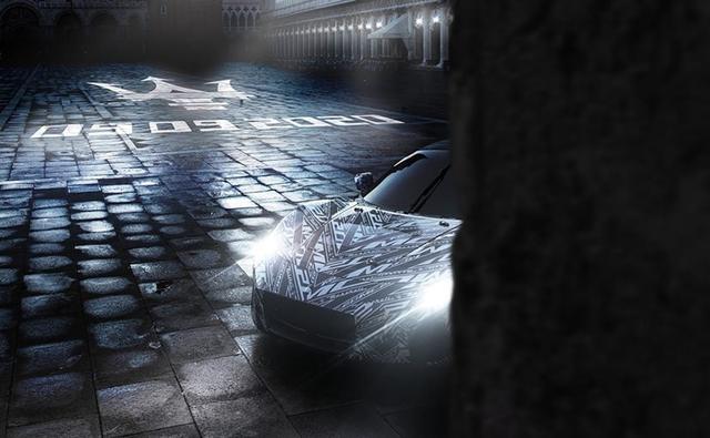 Maserati has put out a new teaser for the upcoming MC20 supercar ahead of its official debut. The new mid-engined sports car from the Italian marque is slated to be unveiled on September 9, 2020, and the new teaser gives us a glimpse of the car's camouflaged front section and the LED headlights.