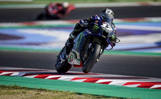 Maverick Vinales secured his second pole at the   Misano circuit for the Emilia Romagna Grand Prix tomorrow, as Francesco Bagnaia's record-setting lap was cancelled. The top 11 riders were separated by only half a second.