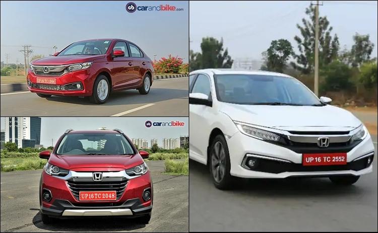 Honda Announces Discount Offers Of Up To 2.5 Lakh On Amaze, WR-V And Civic In September
