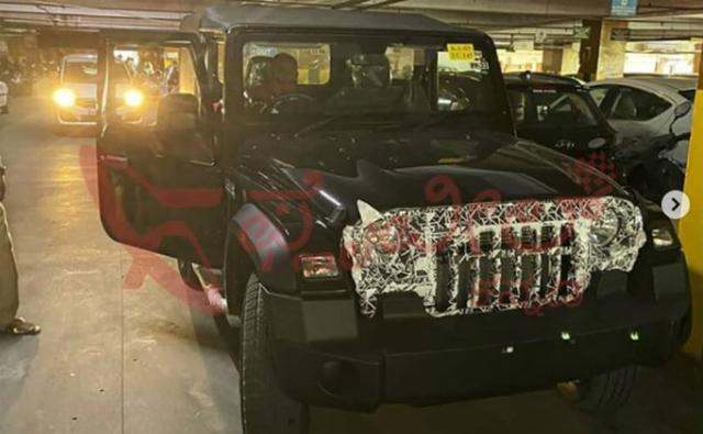 Mahindra Thar AX Variant Spotted Ahead Of October 2020 Launch