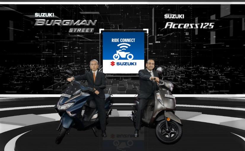 Suzuki's Bluetooth Enabled Access 125 And Burgman Street Launched; Prices Start At Rs. 77,700