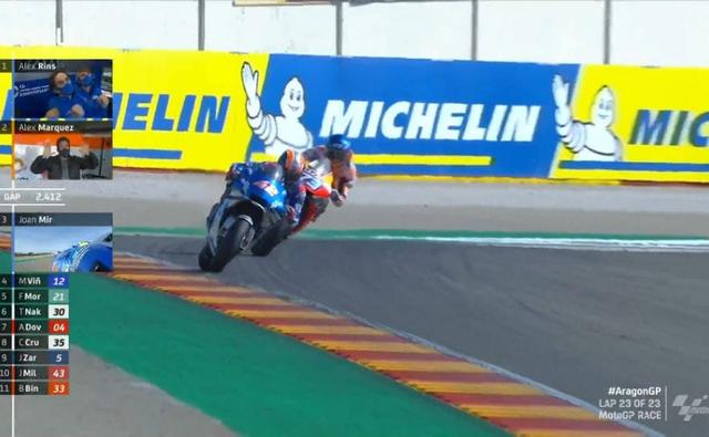 Suzuki riders Alex Rins and Joan Mir claimed first and third on the podium, separated by Alex Marquez of Honda, claiming his second consecutive podium of the season. Title contender Fabio Quartararo finished outside points and is now placed second in the rider standings behind Mir.