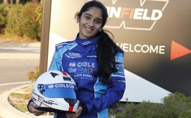 Mumbai's 13-year-old Aashi Hanspal was selected as one of the 70 young girls from across the globe participating in the FIA Rising Stars programme aimed to encourage more young girls to participate in motorsport.