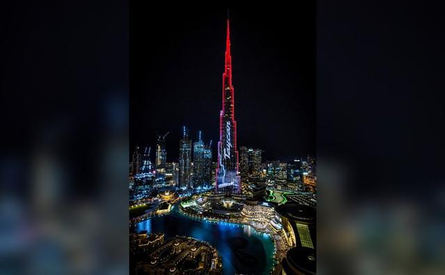 Porsche Taycan Launched In Middle East & Africa With Light Show At Burj Khalifa