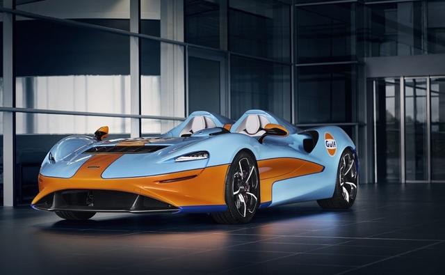 McLaren has revealed the Elva Gulf Theme which is a celebration of the renewed relationship between McLaren and the Gulf Oil brand.