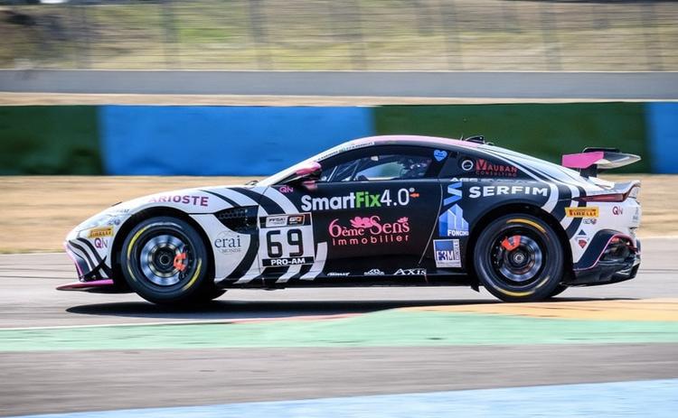 The 23-year-old Akhil Rabindra from Bengaluru finished in the top five in Race 2 of the FFSA French GT Championship at Paul Ricard in the Pro-Am category, driving the Aston Martin Vantage AMR.