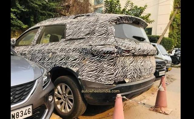 The test mule of the Gravitas 7-seater SUV has been spotted with a new set of alloy wheels. The new Gravitas is expected to be launched in India later this year.