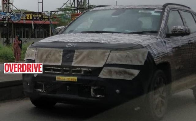 Jeep Compass Seven-Seater Spotted Testing In India