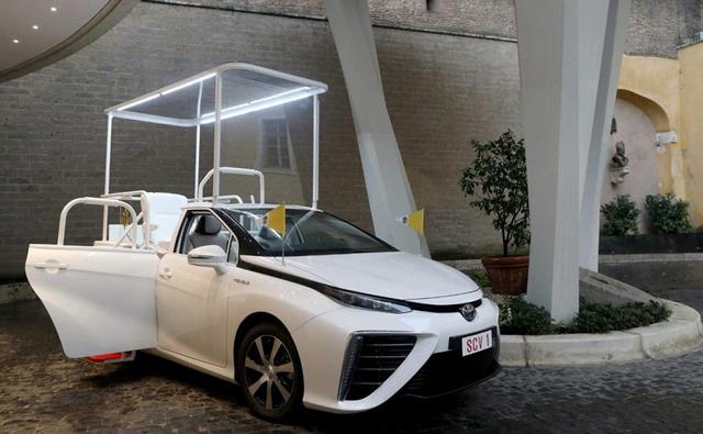Pope Francis was presented with the gift of a hydrogen-powered Toyota Mirai specially designed for his mobility. He received as a gift from the Catholic Bishops' Conference of Japan (CBCJ), and the Mirai has been for his mobility needs.