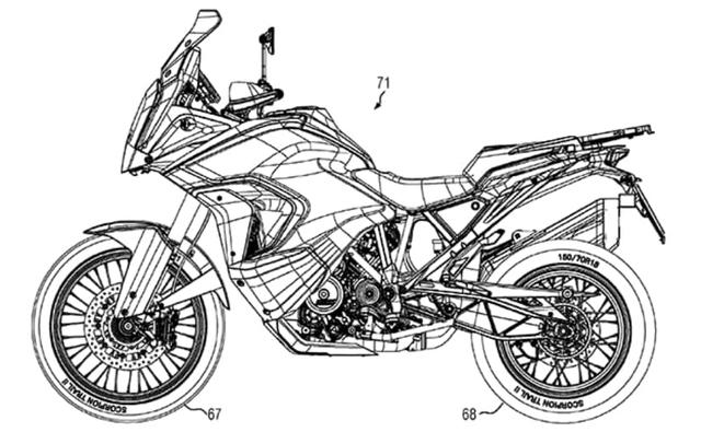 Latest patent images show the new 2021 KTM Super Adventure with an underslung fuel tank and fairing resembling the KTM 790 Adventure.