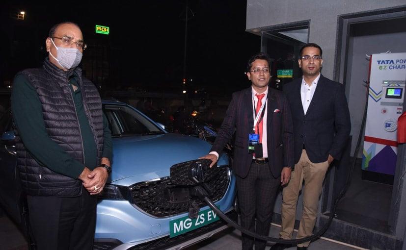MG Motor India And Tata Power Set Up Agra's First Superfast EV Charger