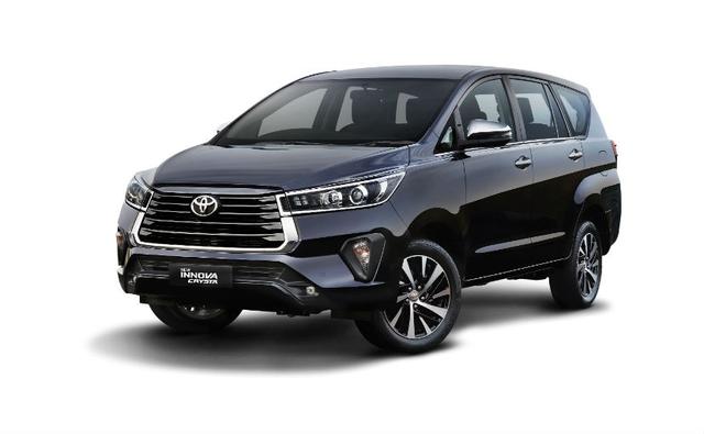 Toyota Innova Crysta Facelift Launched In India; Prices Start At Rs. 16.26 Lakh