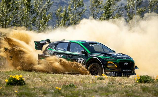 The Hyundai Kona Electric Rally car makes about 800 kW or 1,073 bhp and weighs just 1,400 kg, making for a power-to-weight ratio that puts it on par with the top tier WRC rally cars.