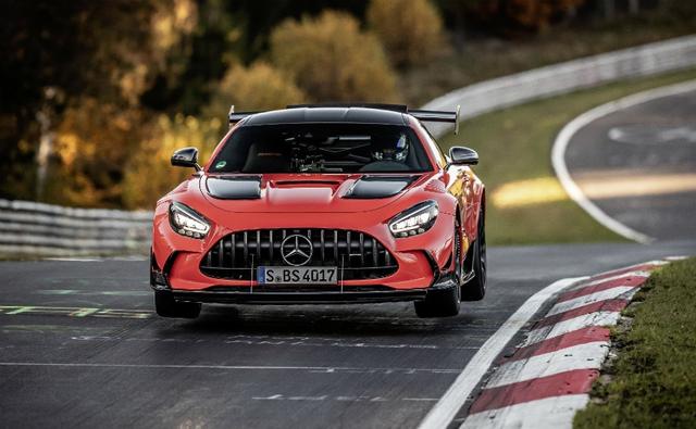 The Mercedes-AMG GT Black Series is now the fastest production car to lap the Nurburgring Nordschleife, with a lap time of 6 mins and 43.616 seconds, beating the previous record by just over 1.3 seconds, set by the Lamborghini Aventador SVJ.