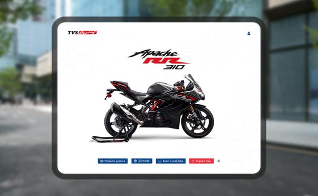 The new TVS ARIVE app is available on Android Auto and iOS platforms and uses augmented reality to offer an in-depth look at the company's product range.
