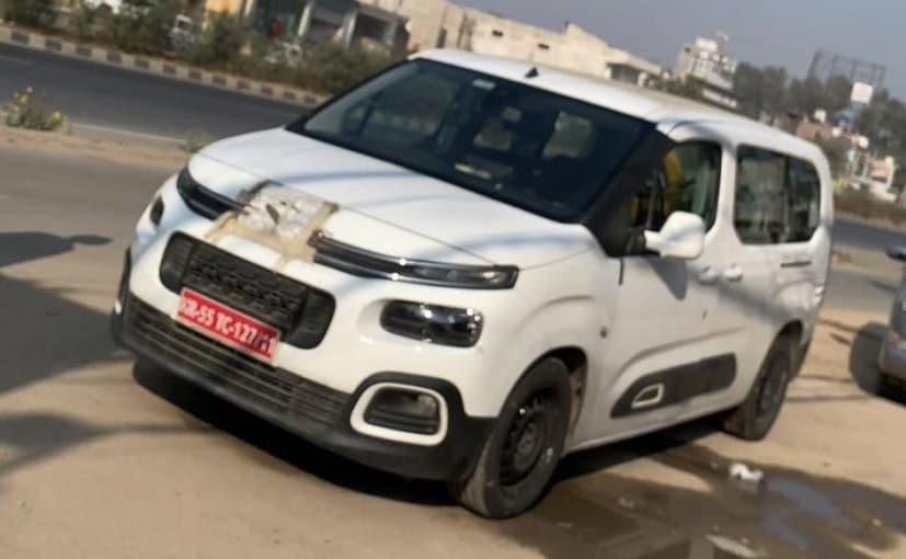 Citroen Berlingo MPV Spotted Testing In India Sans Camouflage