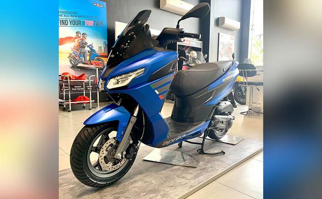The Aprilia SXR 160 is now on display at dealerships across India ahead of the launch later this month and is a maxi-styled scooter, one of the first for the Indian market.