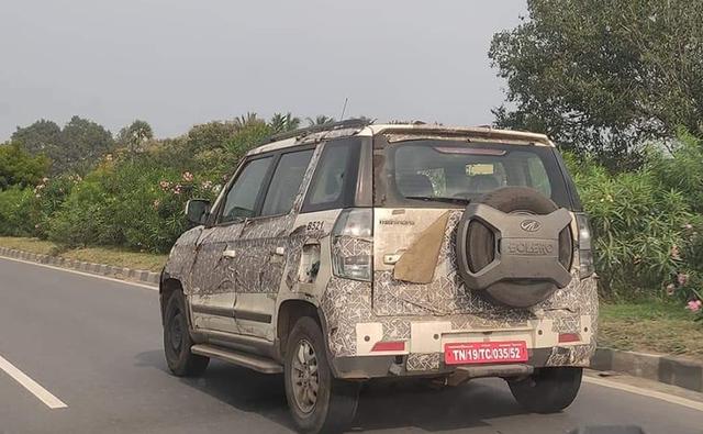 New Mahindra SUV Spotted Testing