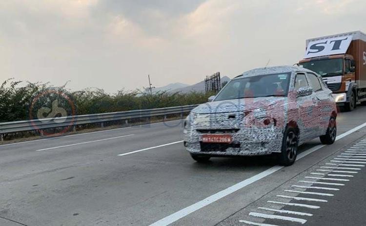 Upcoming Tata Micro SUV, Codenamed HBX, Spotted With Production-Spec Two-Tone Alloys