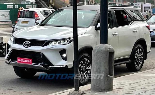 Upcoming 2021 Toyota Fortuner Legender Variant Spotted Again In India