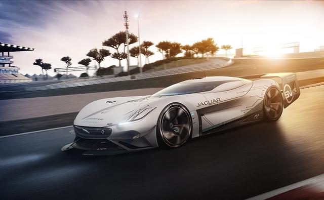 Designed as the ultimate virtual endurance racer, the Jaguar Vision GT SV pays homage to its illustrious forebears not only in a host of styling and surfacing references but in its unique circuit board livery.