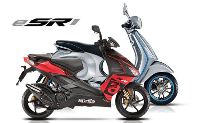 The 'eSR1' trademark filed by Piaggio hints at a possible electric Aprilia scooter, likely based on the Vespa Elettrica.