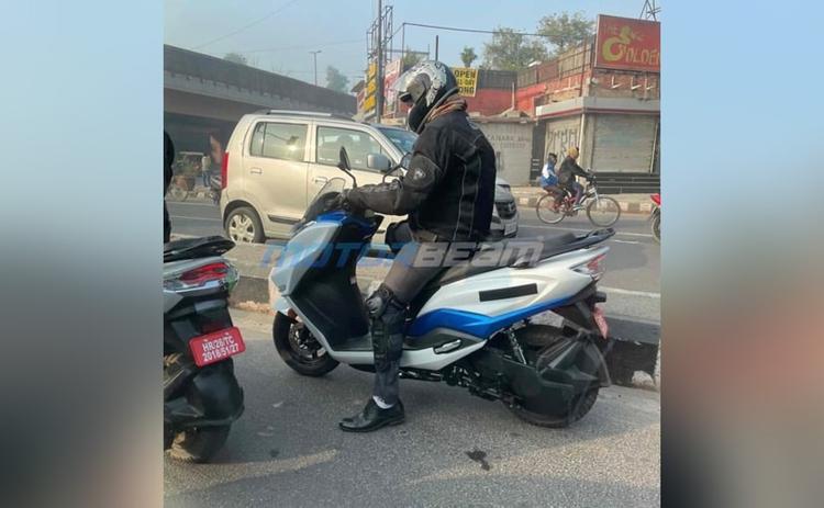 Suzuki Burgman Street Electric Scooter Spotted Testing Again