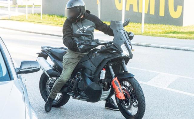 KTM 890 Adventure with new bodywork spotted on test somewhere in Europe. KTM India has yet to launch a middleweight adventure model.