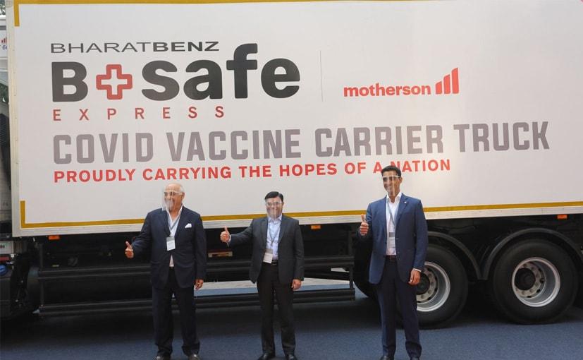 Bharat-Benz And Motherson Collaborate To Provide Logistics For COVID-19 Vaccine Transportation