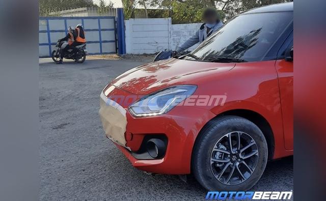 2021 Maruti Suzuki Swift Facelift Spotted In India For The First Time