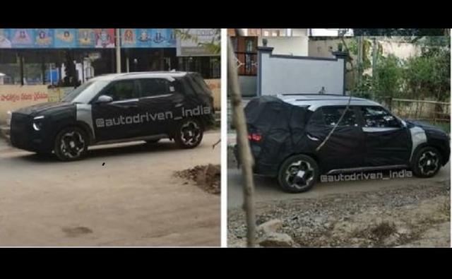 2021 Hyundai Creta Based 7-Seater SUV Spotted Testing Again