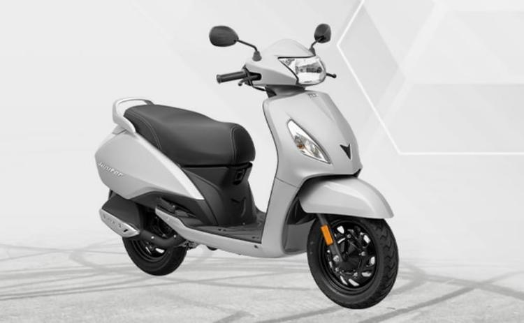 TVS Jupiter Sheet Metal White Variant Launched In India; Priced At Rs. 63,497
