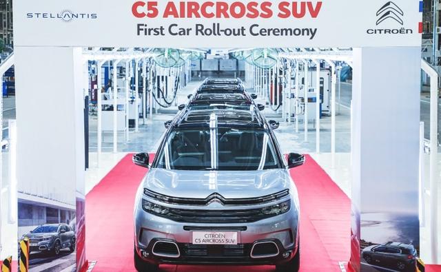 Citroen C5 Aircross Production Begins In India Ahead Of Launch