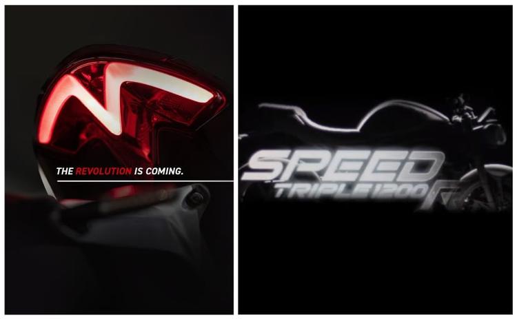 2021 Triumph Speed Triple 1200 RS Teased; Unveil Date Revealed
