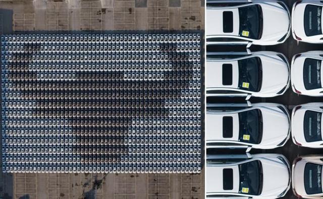 China's Geely Emgrand Official Clubs recently broke the world record for creating a colossal mosaic using over 1000 cars.