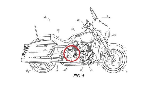 Latest patent images show a future Harley-Davidson with a supercharged v-twin engine.