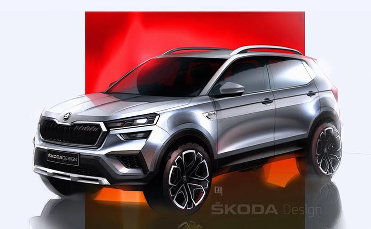 Skoda Kushaq Sketches Reveal Design Of The Compact SUV